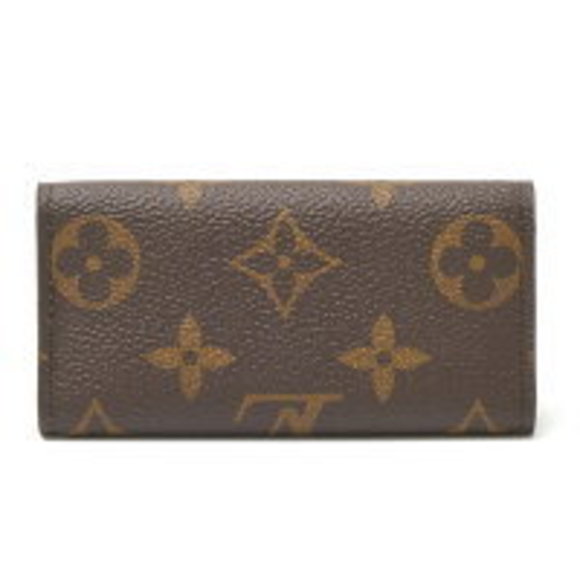 Louis Vuitton Tri brown Case Leather Multiclee Monogram Key - Picture 1 of 7